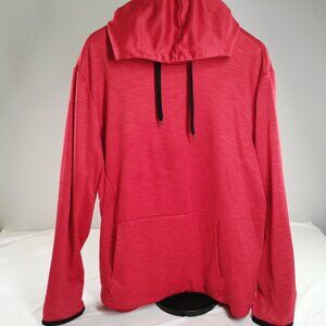 TEK Gear Men’s XXL Red Hoodie Pullover Lightweight Fleece Athletic Sweatshirt
